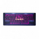 Alfombrilla Xl Sobremesa Stranger Things Logo Arcade 30 X 80 Cm