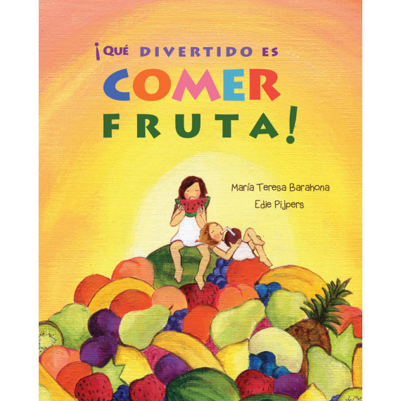 �Que divertido es comer fruta!