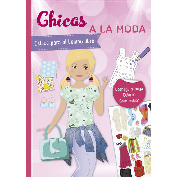 Pegatinas - Chicas a la moda. Estilos para el tiempo libre