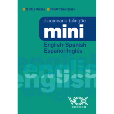DICCIONARIO MINI ENGLISH SPANISH ESPA�OL INGLES 23