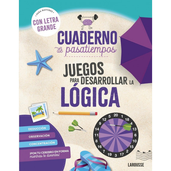 CUADERNO PASATIEMPOS PARA MAYORES JUEGOS DESARROLLAR LOGICA