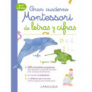 Gran cuaderno Montessori de letras y cifras