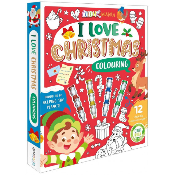 I LOVE CHRISTMAS COLOURING