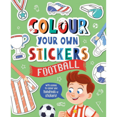 COLOUR YOUR OWN STICKERS: FOOTBALL