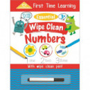 FIRST TIME LEARNING: WIPE CLEAN NUMBERS