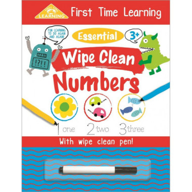 FIRST TIME LEARNING: WIPE CLEAN NUMBERS