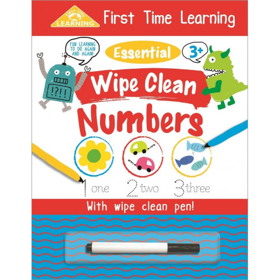FIRST TIME LEARNING: WIPE CLEAN NUMBERS
