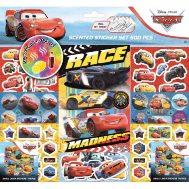 SUPER SET DE 500 PEGATINAS DE CARS NUEVA EDICION