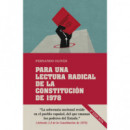 PARA UNA LECTURA RADICAL DE LA CONSTITUCION DE 1978