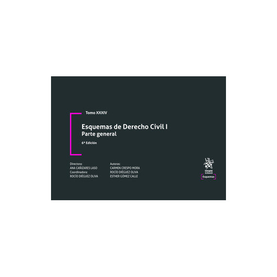 ESQUEMAS DE DERECHO CIVIL I PARTE GENERAL 6� EDICION TOMO XX