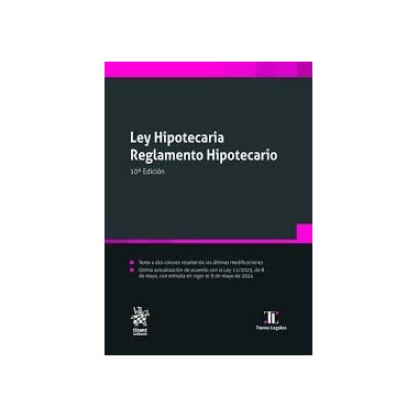 LEY HIPOTECARIA REGLAMENTO HIPOTECARIO