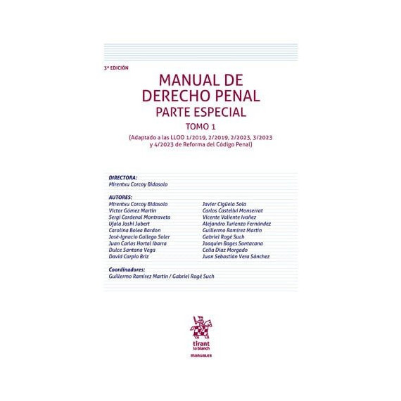 MANUAL DE DERECHO PENAL PARTE ESPECIAL