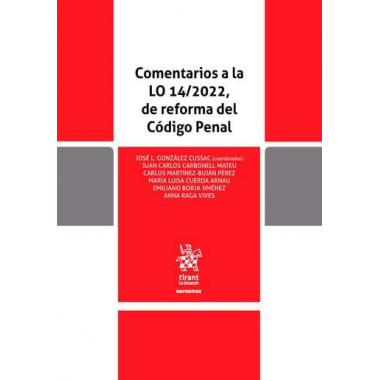 COMENTARIOS A LA LO 14/2022 DE REF