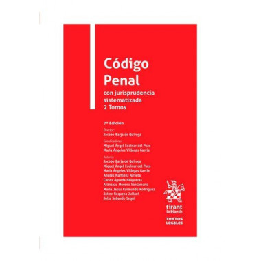 CODIGO PENAL CON JURISPRUDENCIA SISTEMATIZADA. 2 TOMOS