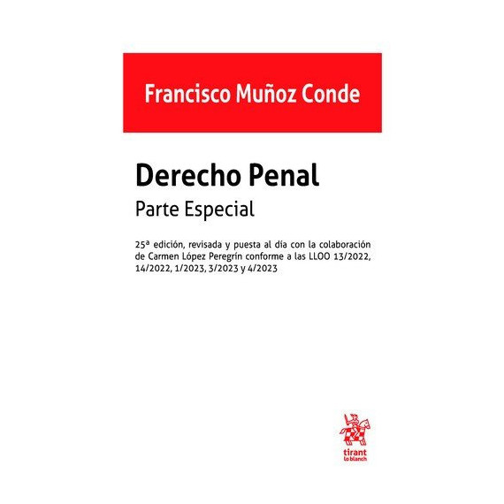 DERECHO PENAL PARTE ESPECIAL 2023