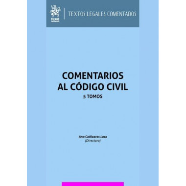 COMENTARIOS AL CODIGO CIVIL.