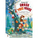 ERASE TRES VECES MI PRIMER LIBRO EN LETRA MAYUSCULA LIGADA Y