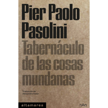 TABERNACULO DE LAS COSAS MUNDANAS