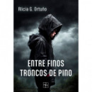 Entre finos troncos de pino