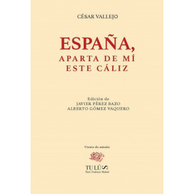 ESPA�A, APARTA DE MI ESE CALIZ