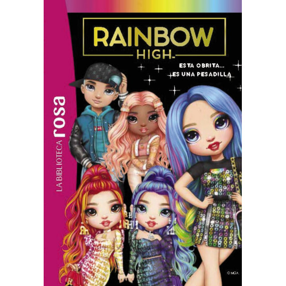 LA BIBLIOTECA ROSA RAINBOW HIGH 11 ESTA OBRITA... ES UNA