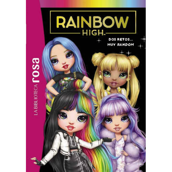 LA BIBLIOTECA ROSA RAINBOW HIGH 10 DOS RETOS... MUY RANDOM