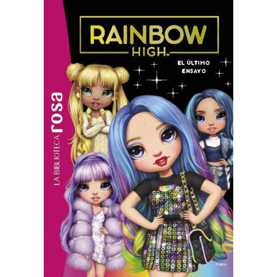 BIBLIOTECA ROSA RAINBOW HIGH 7