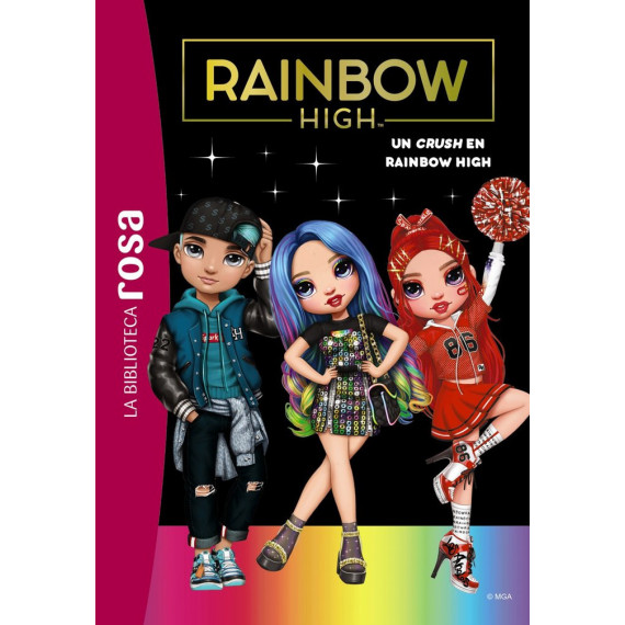 BIBLIOTECA ROSA RAINBOW HIGH 6