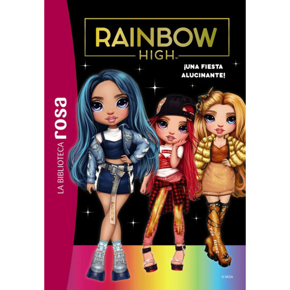 RAINBOW HIGH 2 BIBLIOTECA ROSA