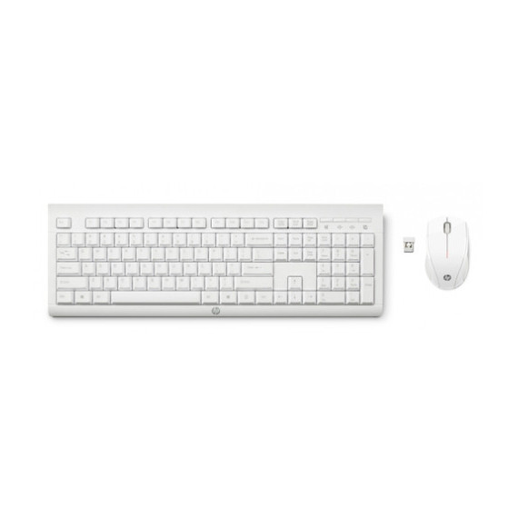 Teclado + Raton HP 230 Inalambrico Blanco