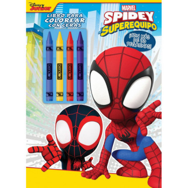 SPIDEY Y SU SUPEREQUIPO. LIBRO PARA COLOREAR CON C