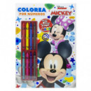 MICKEY COLOREA POR NUMEROS CON CERAS