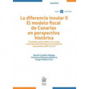 LA DIFERENCIA INSULAR II MODELO FISCAL DE CANARIAS PERSPECT