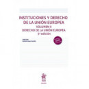 INSTITUCIONES Y DERECHO DE UNION EUROPEA VOLUMEN II DERECHO