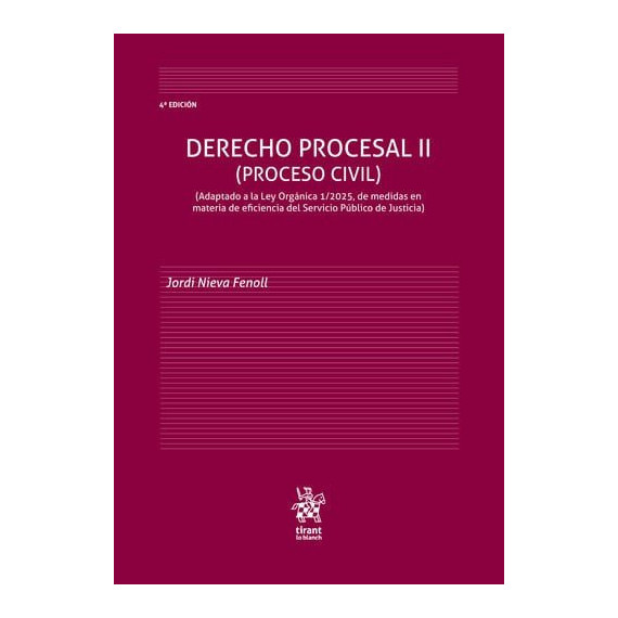 Derecho procesal ii proceso civil 4� edicion