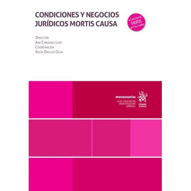 CONDICIONES Y NEGOCIOS JURIDICOS MORTIS CAUSA