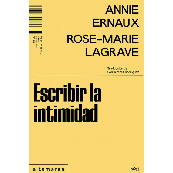 ESCRIBIR LA INTIMIDAD