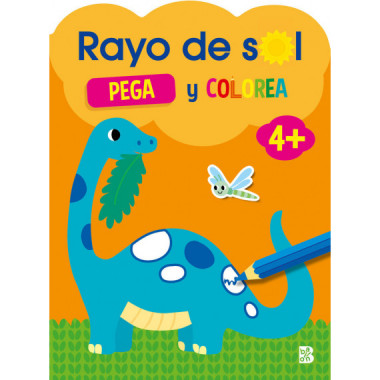 RAYO DE SOL +4 PEGA Y COLOREA