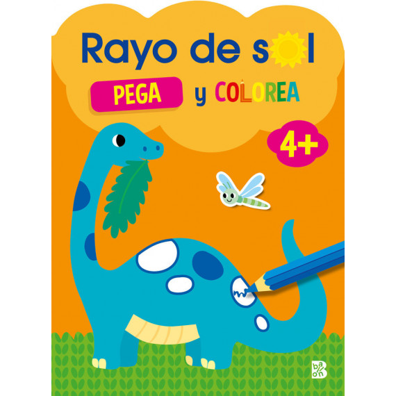 RAYO DE SOL +4 PEGA Y COLOREA