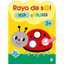RAYO DE SOL +3 PEGA Y COLOREA