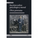 ESCRITOS SOBRE PSICOLOGIA - OBRA POSTUMA