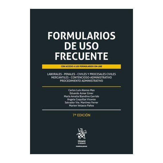 FORMULARIOS DE USO FRECUENTE ( LABORALES - PENALES - CIVILES Y PROCESALES CIVILE