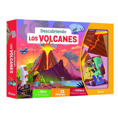 DESCUBRIENDO LOS VOLCANES TABLERO MAGNETICO