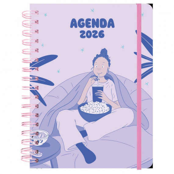 Agenda anual semanal 2026 Clarilou