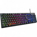 Teclado Gaming The G-Lab Keyz Caesium TKL Negro RGB