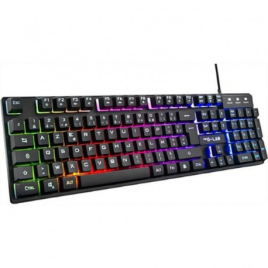 Teclado Gaming The G-Lab Keyz Caesium TKL Negro RGB