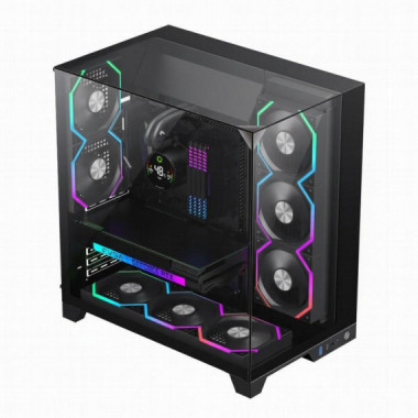 Caja Gaming Infinity Pro Black Panor&aacute;mica