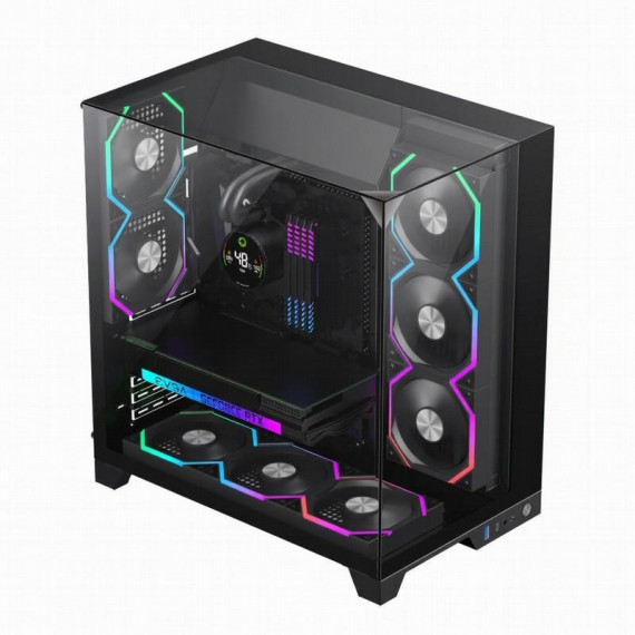 Caja Gaming Infinity Pro Black Panorámica