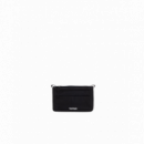 Bolsos Bolso TOPOLOGIE Phone Sacoche 90 Black Tech Sateen