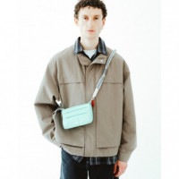 Bolsos Bolso TOPOLOGIE Phone Sacoche 90 Black Tech Sateen